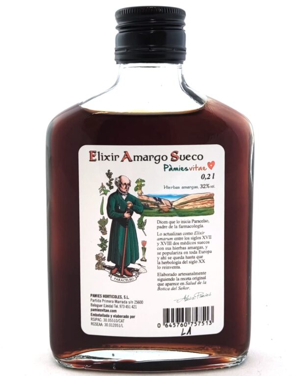 Elixir Amargo Sueco Pàmies Vitae (200 ml)